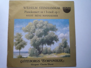 SS18 独STERLING盤LP ステーンハンマル/ピアノ協奏曲1番 マンハイメル/デュトワ/ヨーテボリSO