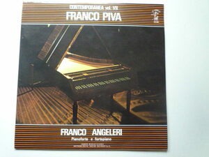 ST52 伊CLASSICO盤LP Franco Piva/フォルテ・ピアノ作品集 ULTIMO TEMPO他 フランコ・アンジェレーリ