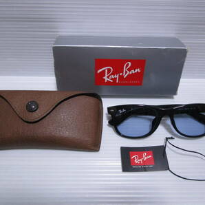 超特価!ほぼ未使用!美品即決!Ray-Ban レイバン NEW WAYFARER ニューウェイファーラー メンズ サングラス RB2132F 601/64 55□18 140 の画像2