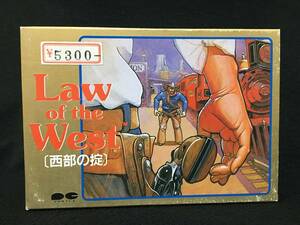 デッドストック 未開封 ポニーキャニオン Law of the West 西部の掟 ファミコン ソフト カートリッジ 昭和