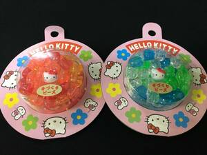  dead stock . beautiful Hello Kitty hand ... beads 2 pack set accessory fancy Sanrio made in Japan 