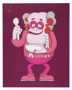 未展示品 KAWS GENERAL MILLS MONSTERS Franken Berry カウズ ポスター フランケンベリー シリアルモンスター