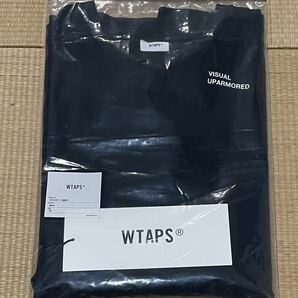 売切WTAPS23発売SNEAKシリーズVISUAL UPARMORED/LS/COTTON NAVYネイビー Mサイズ付属完備美品ダブルタップス ロンT長袖COLLEGEカレッジ24SSの画像8