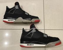 売切Nike Air Jordan4 Retro Bred 2019 US9 27cm 箱 下げ札有 ナイキ エアジョーダン4レトロ ブレッド　308497-060 _画像4