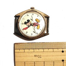 動作品 SEIKO DISNEY TIME セイコー ディズニータイム 5000-6030 ミッキーマウス メンズレディースキッズ腕時計 手巻き 稼働品 a405_画像3