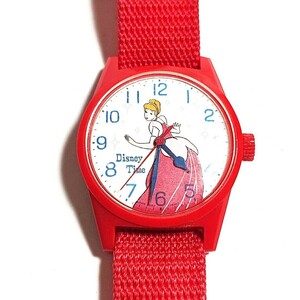 動作品 SEIKO DISNEY TIME セイコー ディズニータイム 6640-6000 シンデレラ メンズレディースキッズ腕時計 手巻き 稼働品 k426