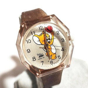 動作品 SEIKO DISNEY TIME セイコー ディズニータイム5000-7070 トムとジェリー メンズレディースキッズ腕時計 手巻き 稼働品 L420