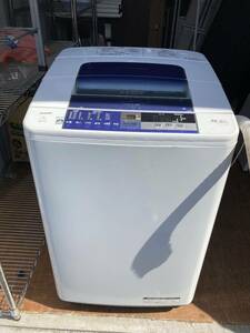 【家電】 全自動 洗濯機 日立 HITACHI ビートウォッシュ BW-7SV 7kg 簡易乾燥機能 全自動洗濯機 