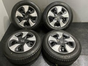 タイヤ未走行に近い【BS VRX2 185/60R15】スタッドレス【HONDA フィット 純正ホイール 15インチ 4本 6J4HPCD100+50】23年製　(KTN025)