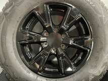 【BS DM-V2 265/65R17】スタッドレス【KOSEI ベアロックDD 17インチ 4本 7.5J6HPCD139.7+20】ブラック ランクルプラド等　(MTG570MY)_画像2