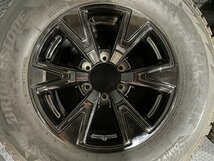 【BS DM-V2 265/65R17】スタッドレス【KOSEI ベアロックDD 17インチ 4本 7.5J6HPCD139.7+20】ブラック ランクルプラド等　(MTG570MY)_画像4