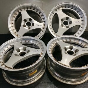 旧車ホイール YOKOHAMA ADVAN Racing Oni アドバンレーシング オニ 社外ホイール 17インチ 8J/9J5HPCD114.3約+32/約+25 超希少 (VHP057)の画像1