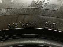 未走行に近い MICHELIN X-ICE SNOW SUV 245/65R17 17インチ スタッドレス 4本 22年製 グランドチェロキー等　(MTP190)_画像9