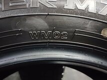 走行短め DUNLOP WINTER MAXX WM02 215/60R16 16インチ スタッドレス 2本 22年製 マークX エスティマ ヴェゼル等　(KTM026)_画像8