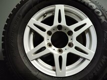 【HANKOOK winter I Pike 215/70R15】スパイクタイヤ【BS CV201 15インチ 6J6HPCD139.7+35】バリ溝 カップピン ハイエース等　(KTN050)_画像2