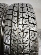 DUNLOP WINTER MAXX WM02 155/65R13 13インチ スタッドレス 4本 19年製 バリ溝 ゼスト モコ ライフ ネイキッド等　(KTO015)_画像5