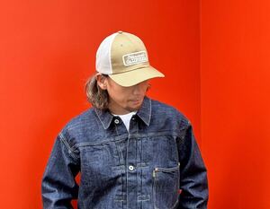 Standard California/スタンダード カリフォルニア SD Logo Patch Mesh Cap-Official Store Limited ベージュ ベースボールキャップ 野球帽