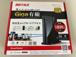 【未使用】バッファロー BUFFALO Wi-Fi ブロードステーション リモートアクセス&Giga対応 有線LANルーター BHR-4GRV2