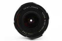 ★極上美品★Voigtlander フォクトレンダー SUPER WIDE-HELIAR 15mm F4.5 Mマウント★　R4822＃1980_画像3