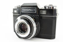 ★希少品★ツァイスイコン Zeissikon Contaflex S ブラック Carl Zeiss Tessar 50mm F2.8 フィルムカメラ★　R4903#500_画像2