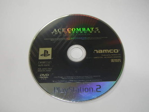 PlayStation2 ACE COMBAT.5 namco ディスクのみ 中古品 再生面に薄キズ少有も再生に問題無 送188 ソフトケース付き