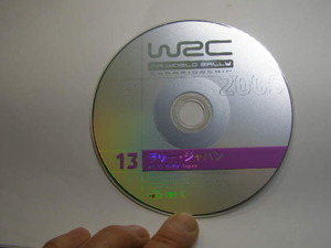 WRC 13 ラリージャパン 2005 ディスクのみ 中古品 再生面にキズ有も再生に問題無 送188 ソフトケース付き