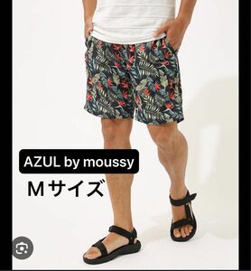AZUL by moussy トロピカルフラワープリントサーフトランクス ハーフパンツ 短パン スポーツ 海
