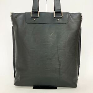 良品！ LOUIS VUITTON エピ カバ ジュール M50112 レザー ビジネスバッグ トートバッグ A4収納可能 ブラック レザー ルイヴィトンの画像2