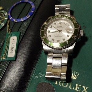 ROLEX稼動式ロレックスサブマリーナベゼルテスターダイヤモンドテスターok