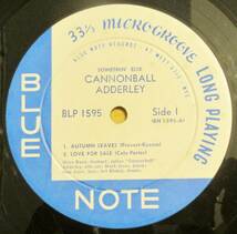 レコード〈 LP〉キャノンボール・アダレイ (CANNONBALL ADDERLEY) SOMETHIN' ELSE (BLP 1595) Blue Note_画像4
