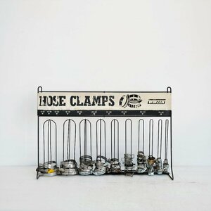 アメリカ ヴィンテージ HOSE CLAMPS / ホースクランプ 店舗販売什器 ディスプレイ小物 1点もの #502-178-438