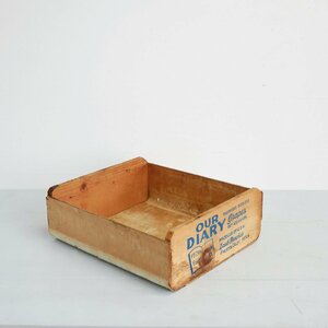 ヴィンテージ OUR DIARY ぶどうの木箱【#5490】カリフォルニア州フレズノ アンティーク ウッドボックス WOOD BOX