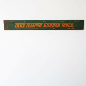 1950's ヴィンテージ TRUE TENPER GARDEN TOOLS ウォールフック / 壁掛け棚 店舗什器 ガーデニング #502-225-440