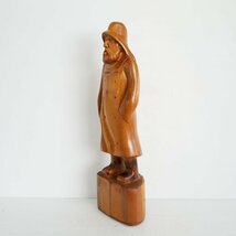 アメリカ フィッシャーマン ビックサイズ 木彫り / ディスプレイ小物 置物 #510-75-260-28_画像4