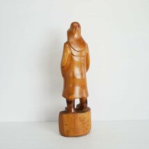アメリカ フィッシャーマン ビックサイズ 木彫り / ディスプレイ小物 置物 #510-75-260-28_画像6