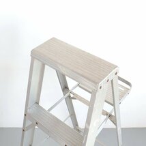 アメリカ ヴィンテージ 4段 脚立 / メタルラダー stepladder ディスプレイ 店舗什器 ガーデニング アンティーク 雑貨 ＃502-220-142_画像2