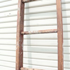 ヴィンテージ はしご セット ラック / アメリカ 木製 梯子 ladder ラダー ディスプレイ 店舗什器 ガーデニング アンティーク #506-295-54の画像5