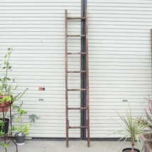 ヴィンテージ はしご セット ラック / アメリカ 木製 梯子 ladder ラダー ディスプレイ 店舗什器 ガーデニング アンティーク #506-295-54_画像3