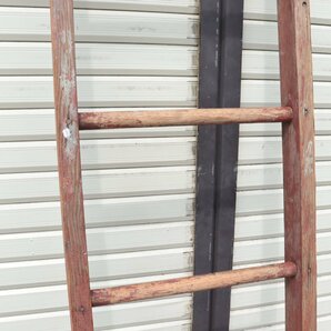 ヴィンテージ はしご セット ラック / アメリカ 木製 梯子 ladder ラダー ディスプレイ 店舗什器 ガーデニング アンティーク #506-295-54の画像7