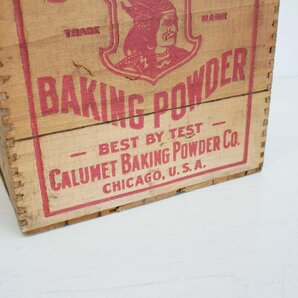 GALUMET ヴィンテージ 木箱 / アメリカ お菓子 ベーキングパウダー ウッドボックス 運搬箱 店舗什器 ディスプレイ小物 #602-45-243-220の画像7