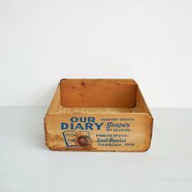 ヴィンテージ OUR DIARY ぶどうの木箱【#5490】カリフォルニア州フレズノ アンティーク ウッドボックス WOOD BOX_画像2