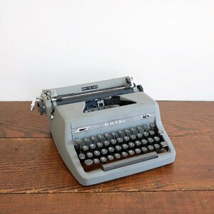 1950s античный пишущая машинка [#4351]ROYAL Royal пишущая машинка Company America офис смешанные товары 