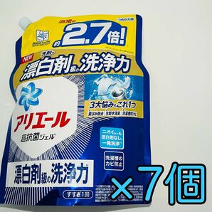 P&Gアリエールバイオサイエンスジェル洗濯用洗剤 詰め替え 超ジャンボサイズ1.22kg ×7個まとめ売り