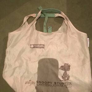 USJ ニッセイ　コラボ エコバッグ　 ショッピングバッグ　スヌーピー　SNOOPY 非売品　ユニバーサルスタジオジャパン　かばん