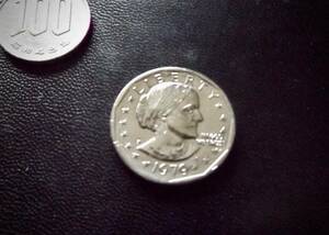 1979年　スーザン　アンソニー　1ドル　　送料無料（8637）　USA貨幣　アメリカ　コイン　お金　　