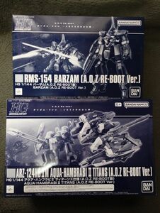 未組立　HG　バーザム　アクア・ハンブラビ　ii 　ティターンズ仕様　A.O.Z RE-BOOT版 　プレミアムバンダイ限定