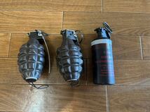 ガス式 手榴弾 Mk2 HANDGRENADE パイナップル 2個　モスカート　サイクロン　インパクトグレネード_画像1