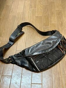 WEST RIDE ウエストライド RIDING WAIST BAG ライディング ウエストバッグ ダイヤモンドステッチ パテッド ホースハイド 馬革 