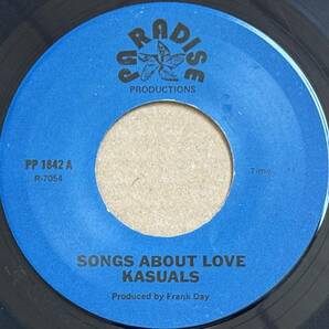 AOR Hawaii 45RPM Mellow Hawaiian The Kasual - Songs About Love/Love Me Like A Stranger ハワイレコードの画像2