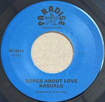 AOR Hawaii 45RPM Mellow Hawaiian The Kasual - Songs About Love/Love Me Like A Stranger　ハワイレコード_画像2